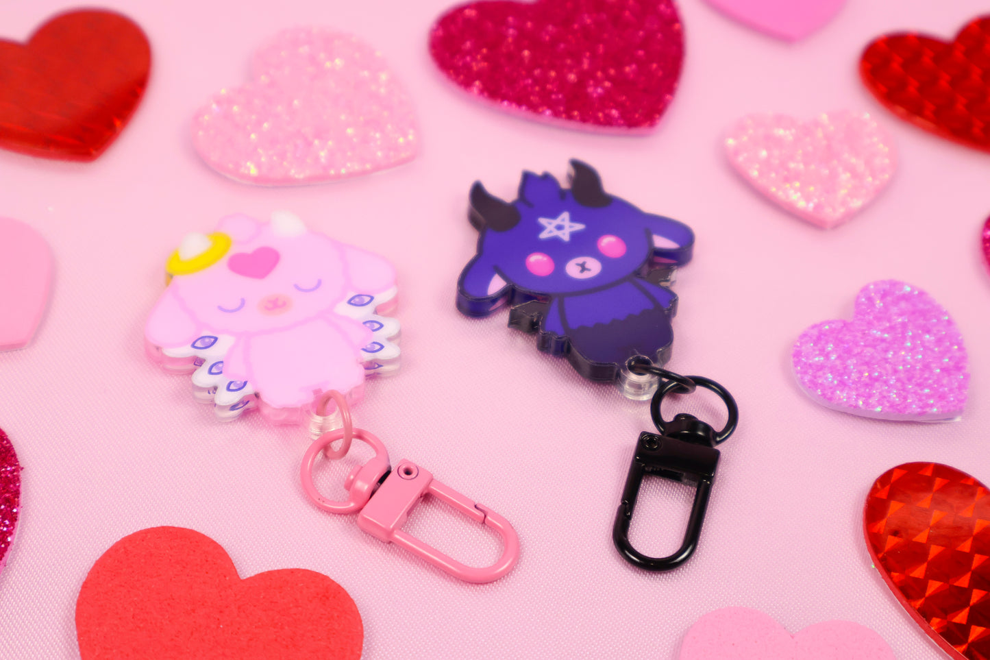 Seraphima and Baphy Cathedral Keychain Mount