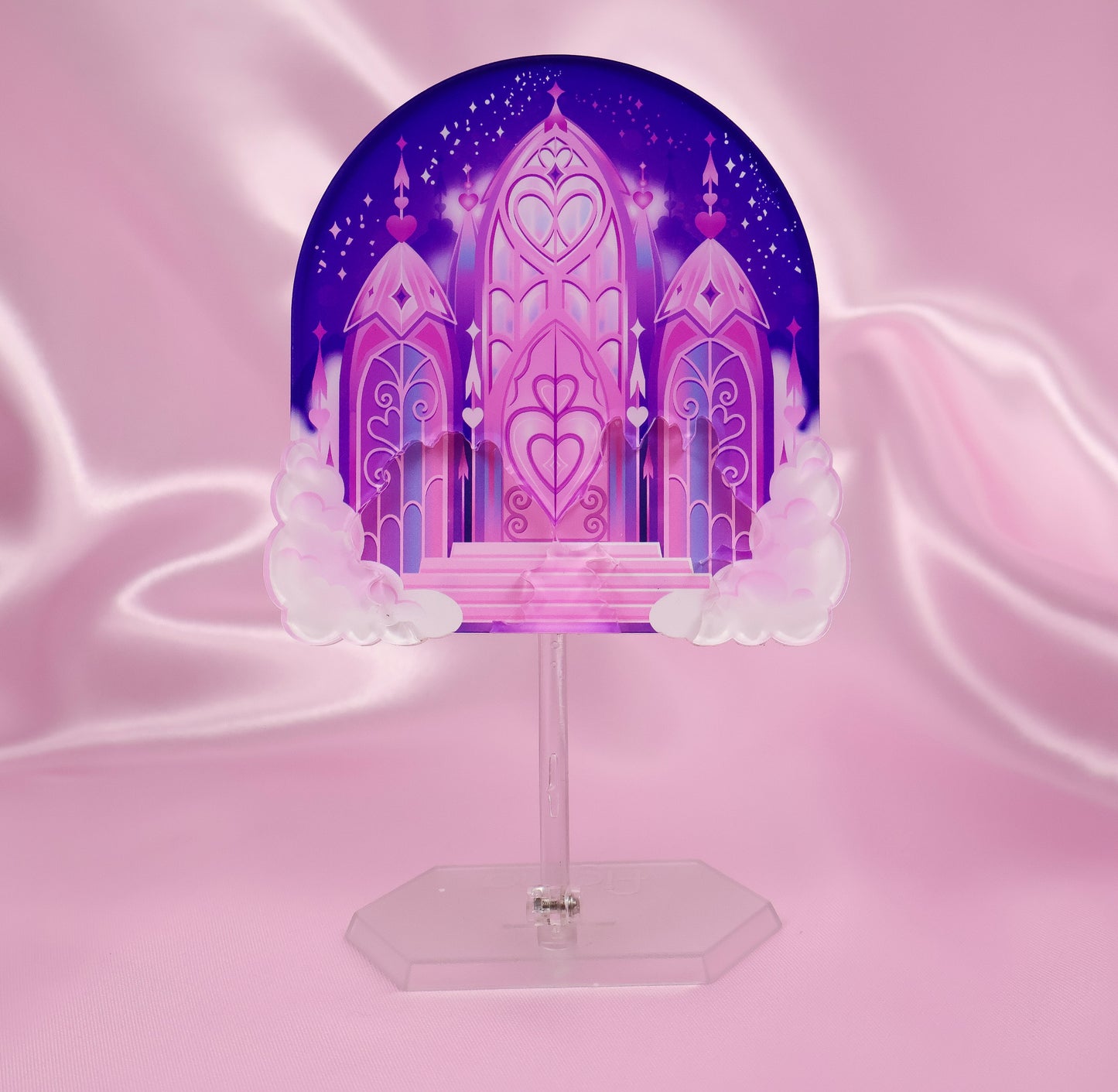 Seraphima and Baphy Cathedral Keychain Mount