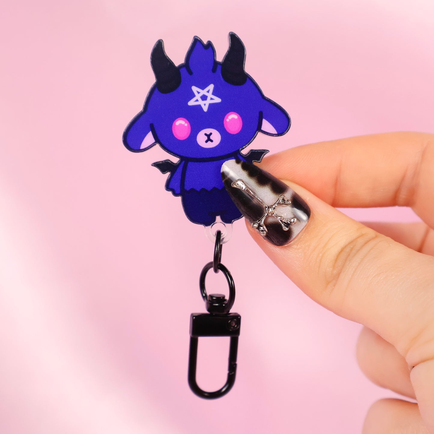 Seraphima and Baphy Cathedral Keychain Mount