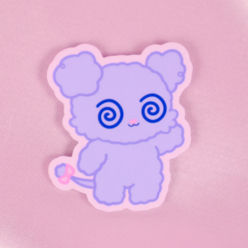 Dizzy Waving Dizzy Pops Sticker