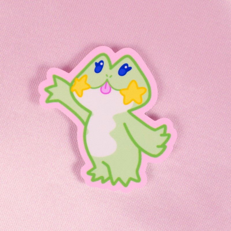 Sparkle Waving Dizzy Pops Sticker